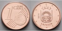 Lettland 1 Cent Kursmünze, 1 Cent, -