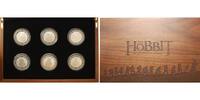 Neuseeland 1 Dollar x 6 The Hobbit-Bilbo Baggins, Gandalf, Thorin Oakenshield, Radagast, Elrond, Gollum, -