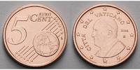 Vatikan 5 Cent Kursmünze, 5 Cent * <b> dritte Münze Papst Franziskus, </b> -