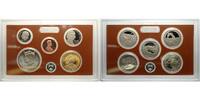 USA 6,91 $ <b>Ku./Ni.</b> PP Jahressatz 2014 mit kompl. Satz Präsidenten und Nationalparks -