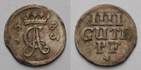 Corvey, Abtei Vier-Gute-Pfennig Christoph von Bellinghausen, (1678-1696), <b> Höxter,</b> -