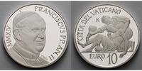 Vatikan 10 Euro Kommunikation - 2. Pontifikat Papst Franziskus, Papa Francesco, Pope Francis, -