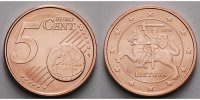 Litauen 5 Cent Kursmünze, 5 Cent, <b>Ab sofort lieferbar!!!</b> -