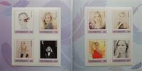 Österreich je 2x 0,62c.<br> 0,70 c.<br> 0,90 c.<br>1,45 Cent Helene Fischer, ": Farbenspiel": CD mit 8 versch. Briefmarken, <b> Limitierte Aufl.</b> -