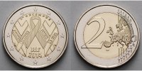 Frankreich 2 Euro Welt - AIDS - Tag, -