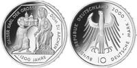 Deutschland, Bundesrepublik 10 DM Karl der Große/Dom zu Aachen -