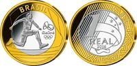 Rio 1 Reais Oly. Sommer Rio 2016 - Leichtathletik <b>01 / 16</b>, im originalem Blister -