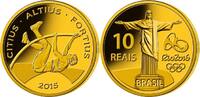 Rio 10 Reais Oly. Sommer Rio 2016 -Stabhochsprung<b> 02/04</b> , orig.Oly. Kapsel m. Zertifikat -