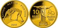 Rio 10 Reais Oly. Sommer Rio 2016 -Ringen<b> 03/04</b> , orig.Oly. Kapsel m. Zertifikat -