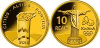 Rio 10 Reais Oly. Sommer Rio 2016 -Oly.Fackel<b> 04/04</b> , orig.Oly. Kapsel m. Zertifikat -