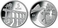 Rio 5 Reais Oly. Sommer Rio 2016 - Arches of Lapa <b>01 / 16</b>, orig.Oly. Kapsel m. Zerti. -