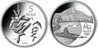 Rio 5 Reais Oly. Sommer Rio 2016 - Heliconia <b>07 / 16</b>, orig.Oly. Kapsel m. Zerti. -