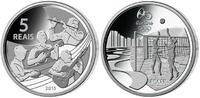 Rio 5 Reais Oly. Sommer Rio 2016 - Chorinho <b>08 / 16</b>, orig.Oly. Kapsel m. Zertifikat -