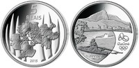 Rio 5 Reais Oly. Sommer Rio 2016 - Orchidee <b>11 / 16</b>, orig.Oly. Kapsel mit Zertifkat -