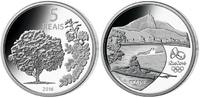 Rio 5 Reais Oly. Sommer Rio 2016 -Brasilbaum <b>15 / 16</b>, orig.Oly. Kapsel mit Zertifkat -