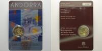 Andorra 2 Euro 25 Jahre Zollunion mit der Europäischen Union (EU), <b>SONDERANGEBOT !!!</b> -