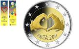 Malta 2 Euro Liebe, Zu Ehren d.'Malta Community Chest Fund' m.Münzzeichen (Serie Solidarität) -