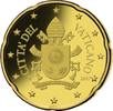 Vatikan 20 Cent Kursmünze, 20 Cent * <b> erste Münze mit dem Motiv des päpstlichen Wappens! </b> -