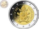 Vatikan 2 Euro Kursmünze, 2 Euro * <b> erste Münze mit dem Motiv des päpstlichen Wappens! </b> -