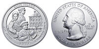USA 1/4 $ Ellis Island National Monument aus New Jersey /S - Kupfer-Nickel - -