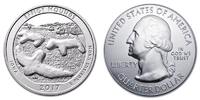 USA 1/4 $ Effigy Mounds aus Iowa /D - Kupfer-Nickel - -