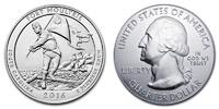 USA 1/4 $ Fort Moultrie aus South Carolina /D - Kupfer-Nickel - -