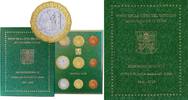 Vatikan 8.88 € Kursmünzen, kompl. Satz 2018 * <b> erster Satz Papst Franziskus mit 5 Euro, </b> -