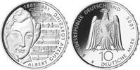 Deutschland, Bundesrepublik 10 DM 200. Geb. von Albert Lortzing, in der originalen Noppenfolie unbeschnitten, -