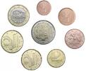 Andorra 1 Cent -2 Euro, 3,88 verschJahrgänge 8 Münzen / Zusammenstellung d.Euromünzen 1 Cent-2 Euro gemischte Jahre CH UNC