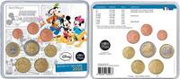 Frankreich 3,88 € Kursmünzen, kompl. Satz 2018, <b>Mickey Mouse and friends, RAR !!! </b> -