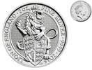Großbritannien 5 Pfund (GBP) Queen's Beasts Lion (Löwe) - 2 oz. Silber - <b>1. Ausgabe</b> -RAR-!!! -
