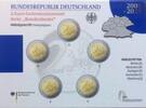 Deutschland <b>Offizielle Sammelbox-kleine Kiste (stgl.)</b> Offizielle Aufbewahrungs- und Sammelbox für 2 Euro Gedenkmünzen Sets in stgl. -