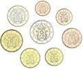 Vatikan 1 Cent -2 Euro, <br> 3.88 € Kursmünzen, kompl. Satz 2019 * <b> 3.Satz m.d. Motiv d.päpstlichen Wappens! </b> -