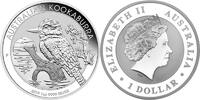 Australien 1 $ 2019 Kookaburra, stgl 179,99 EUR  Excl. 19,00 EUR Verzending