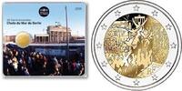 Frankreich 2 Euro 30 Jahre Mauerfall 1989-2019, <br> <b> Gemeinschaftsausgabe</b> <br> im Blister, -