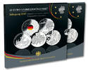 Deutschland 20 Euro<br> x 5 Silbergedenkmünzenset<br> <b>kompl.Satz 2019-<b>die vierten,<br>20 Euros<br> -