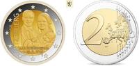 Luxemburg <br> nur Reliefvariante stgl. 1 x 2 € <br> <b> sofort lieferbar!</b> <br> Geburt v.Prinz Charles <b>SELTEN</b> Erbgroßherzog Guillaume m. Gräfin Stephanie -