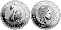 Australien 1 $ Schwan - 1 oz., <b> 2.Ausgabe der neuen Serie</b> -