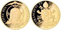 Vatikan 10 Euro<br>2,75g<br>fein<br> 13,85 mm Ø Die Taufe, - MMXX- Gold - inkl. Etui & Zertifikat & Schuber, -