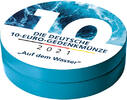 Deutschland 1 Euroetui LED für 5 Münzen, LED-Kassette einzeln im Schutzkarton(d.5 Mz.leuchten alle so wunderschön versch) -