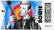Deutschland -<b>Einzelmarke<br>mit Eckrand xx</b> 1 x 0,85 Cent David Bowie 2022 Sonderbriefmarke als Einzelmarke,<b>bei d.Post ausverkauft!</b> -