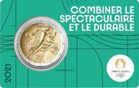 Frankreich 2 Euro Olympiade Paris 2024 - <b>Blister grün </b> -