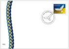 Estland - <b> Ersttagsbrief o </b> 1 x 1,90 €uro „Ehre für die Ukraine“, <b>sofort lieferbar!</b> -