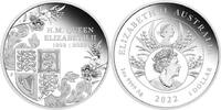 Australien 1 Dollar<br>1 oz<br> 31,11g<br> fein Silber 70. Regierungsjubiläum Queen Elizabeth II. inkl. Etui & Zerti.& Schuber -