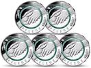 Deutschland 10 Euro<br> 5x Im Dienst der Gesellschaft - Pflege,<br> <b>kompl.Satz</b> (5 Prägest.) </b> -