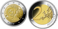 Spanien 2 Euro Juan Sebastian Elcano - 500 Jahre Weltumseglung -