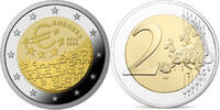 Andorra 2 Euro 10 Jahre Beschluss der Euroeinführung, <b>SONDERANGEBOT !!!</b> -