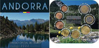 Andorra 3,88 € 9. amtlicher Euro Kursmünzensatz, mit allen 8 Münzen,<b>SONDERANGEBOT !!!</b> -