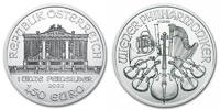 Österreich 1.5 Euro Wiener Philharmoniker in Silber, 1 Unze Feinsilber -