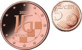 Kroatien 2023 Kursmünze, 5 cent CH UNC